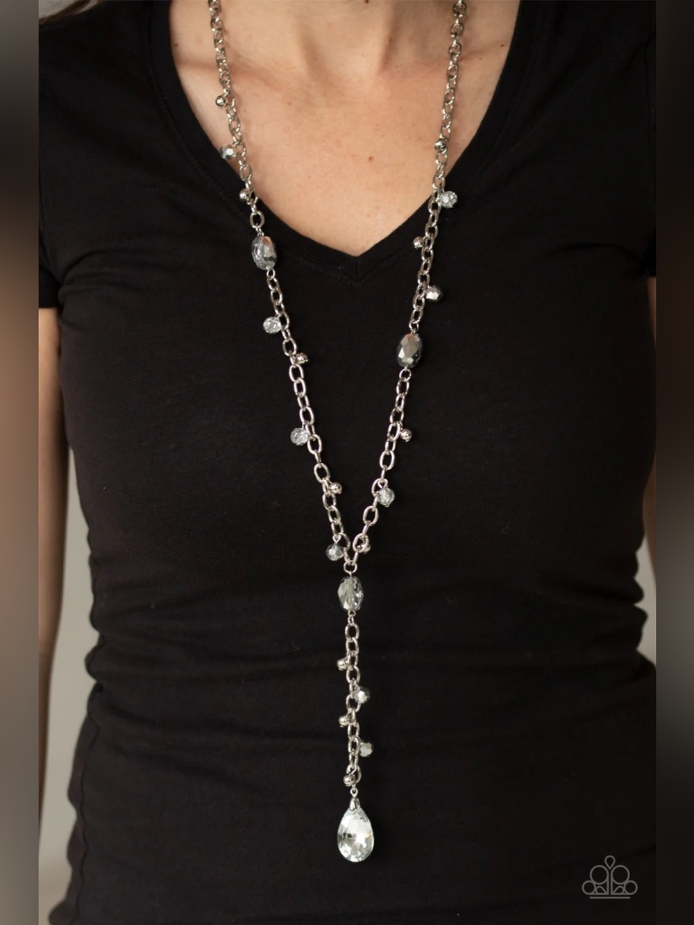 ❤️🔥5/$25❤️🔥 Afterglow Party Silver Necklace
